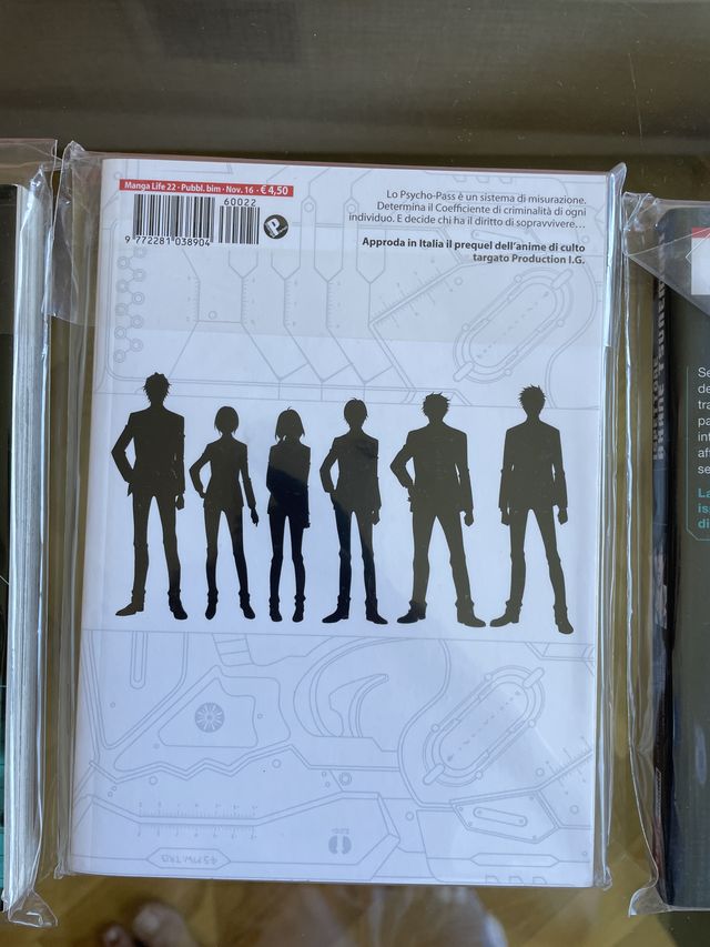 Psycho-Pass Ispettore Shinya Kogami numero 1 manga