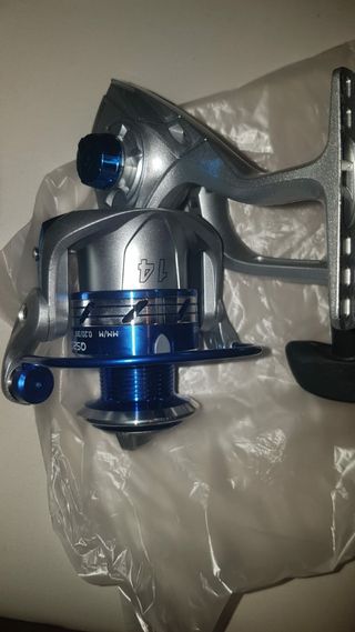 Carrete de pesca metal