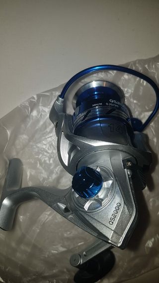 Carrete de pesca metal