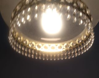 Lámpara techo de cristal