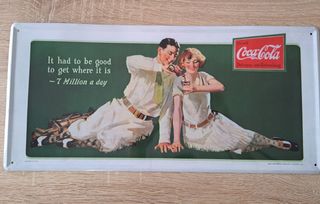 Cartel metálico Coca-Cola_8