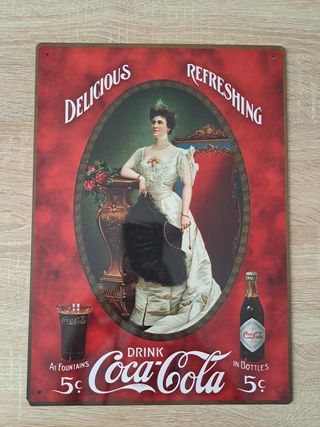 Cartel metálico Coca-Cola_9