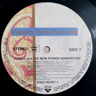 Vinilos PRINCE AND THE NEW POWER GENERATION
