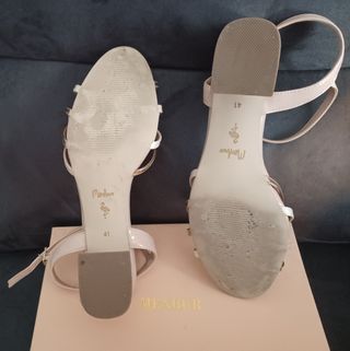 Zapatos abiertos boda, fiesta, comunión.  22€