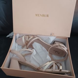 Zapatos abiertos boda, fiesta, comunión.  22€