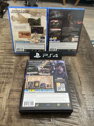 Saga  Uncharted  ps4 completos  pal 🇪🇸