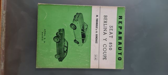 Manual seat 850 berlina y coupe reparauto