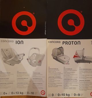 Trio concord neo. Tres piezas. Muy buen estado