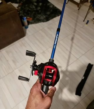Carrete de pesca metal