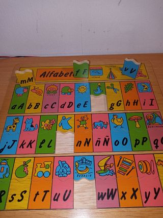 Puzzle madera alfabeto euskera
