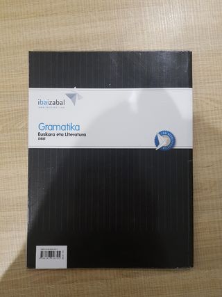 EUSKERA ETA LITERATURA- Gramatika DBH2 - IBAIZABAL