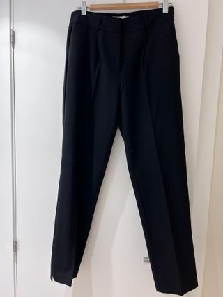 Pantalon negro mujer pinzas
