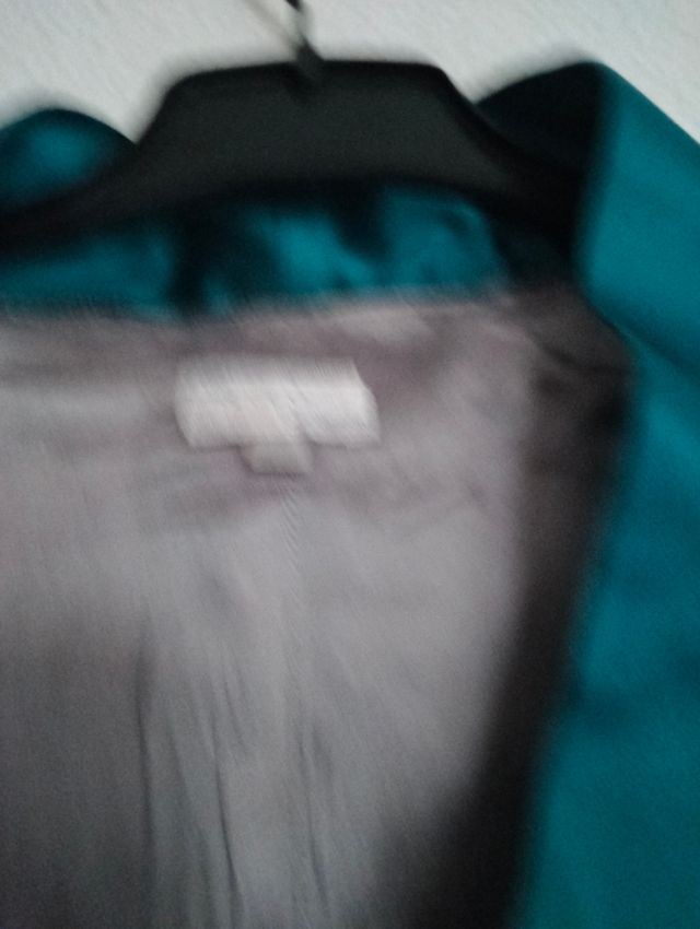 Top azul verdoso metalizado Trucco.