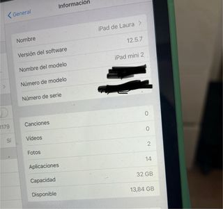 iPad mini 2 (32gb) + regalo funda y protector