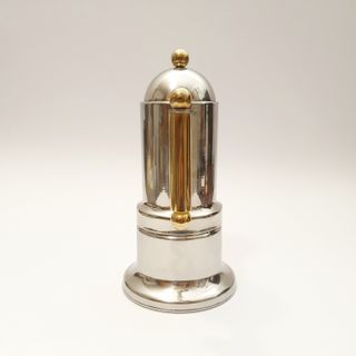 Caffettiera vintage italiana caffè Kontessa oro
