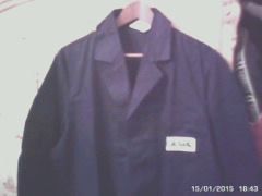 Giacca da lavoro blu