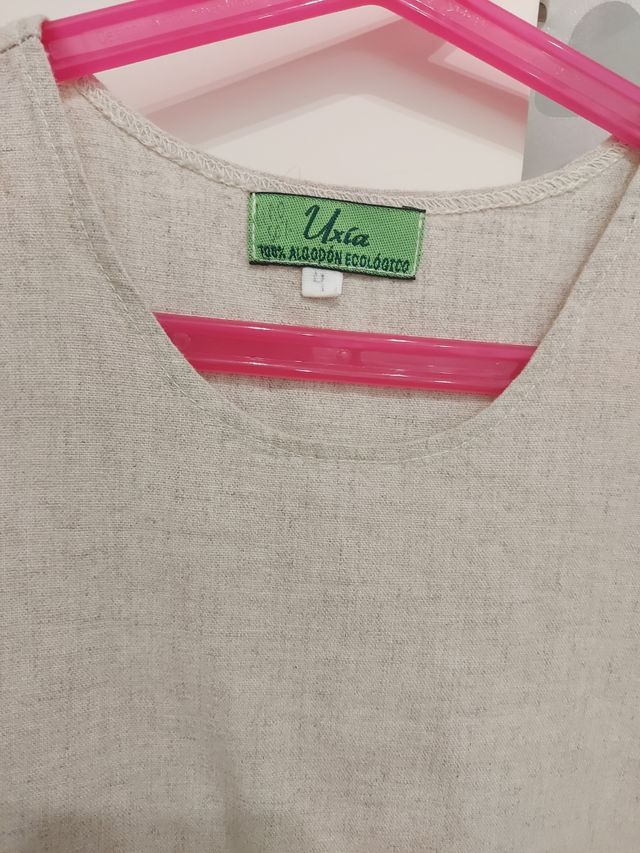 Vestido lino niña 3/4 años