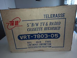 Antiguo Radio televisión cassette