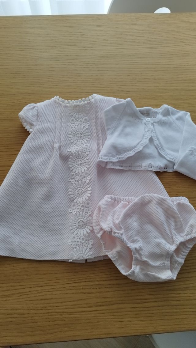 Vestido niña 6-9 meses. usado 4 veces