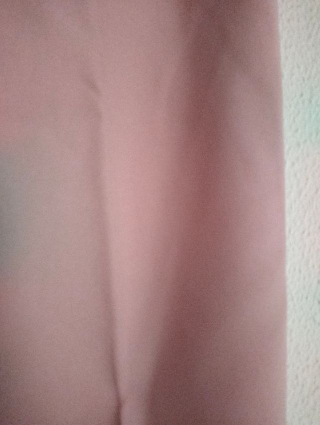 Pantalón recto rosa palo