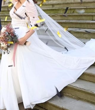 Vestido de novia de Rosa Clará 