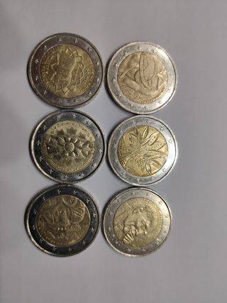 Se cambian monedas 2€ conmemorativas