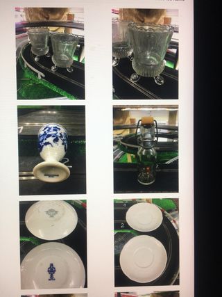Tazze, piatti, teiere in porcellana