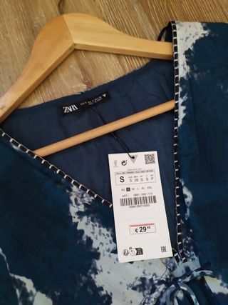 Vestido caftan Zara talla S