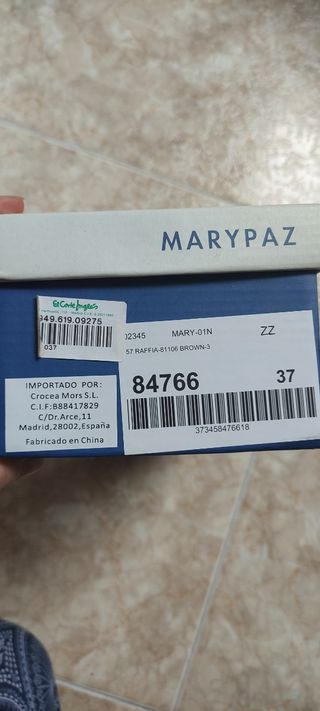 Manoletina/bailarina talla 37. NUEVAS
