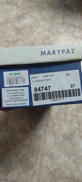 Manoletina/bailarina talla 37. NUEVAS