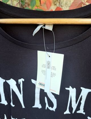 👻 Lote 2 piezas vestido + camiseta con mensaje 👻