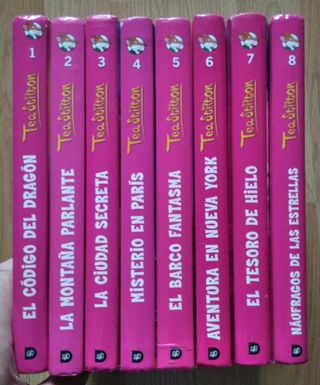 Lote 8 libros Tea Stilton colección tapa dura