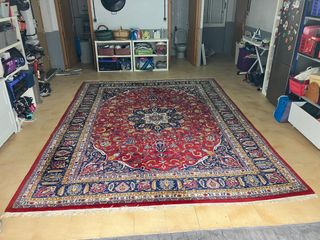 Alfombra 3x4 Grande Lana Artesanal. XXL gigante.