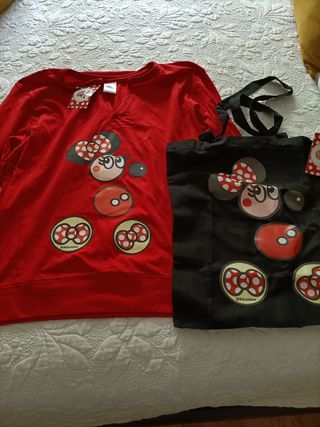 Camiseta bikatelier+bolso puppy con etiquetas
