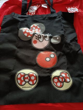 Camiseta bikatelier+bolso puppy con etiquetas