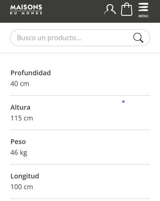 Aparador blanco maisons du monde