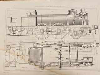 Grabados plancha industriales originales 1856