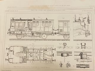 Grabados plancha industriales originales 1856