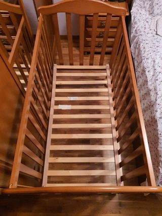 Cuna madera maciza Mi Cuna con cajón y colchón
