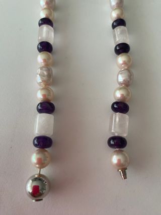 Collar perlas combinado