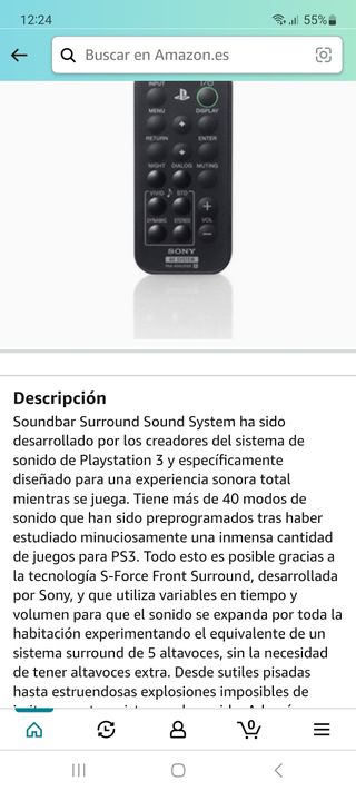 BARRA SONIDO SONY PS3