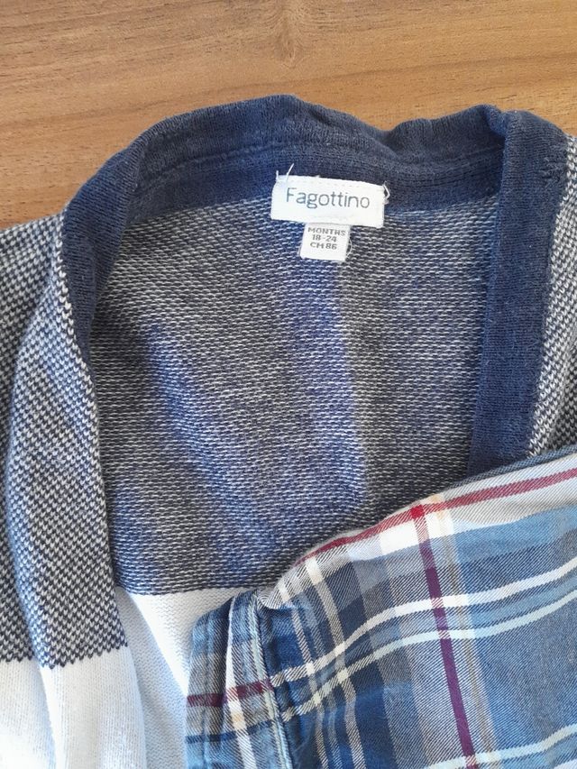 camicia e giacca bimbo 86 cm