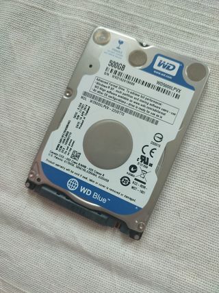 Disco duro  para portátil de 500GB