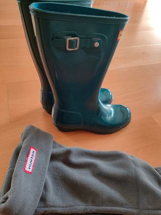 Botas Agua Hunter 36 azul