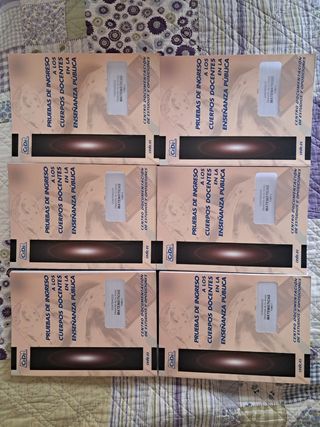 Temario oposiciones matematicas CEDE