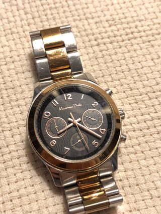 Reloj Massimo Dutti Mujer Oro Rosa y Acero