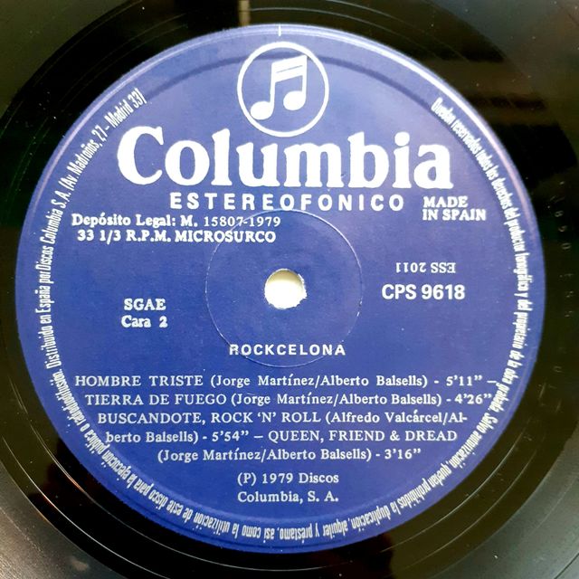 Vinilo ROCKCELONA "La Bruja" (Columbia, 1979)