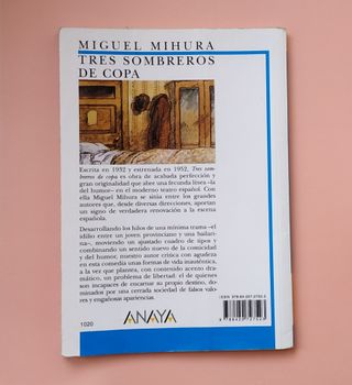 Libro Tres Sombreros de Copa Miguel Mihura