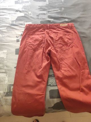 Pantalón vestir rojo
