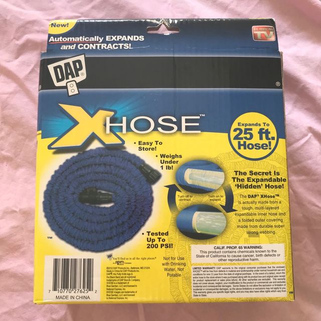 Hose automatically expand and contracts